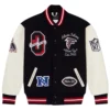 Atlanta-Falcons-X-OVO-Black-And-White-Varsity-Jacket-leather moto (1)