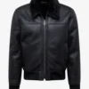 Aviator Edge Leather Bomber Jacket (1)