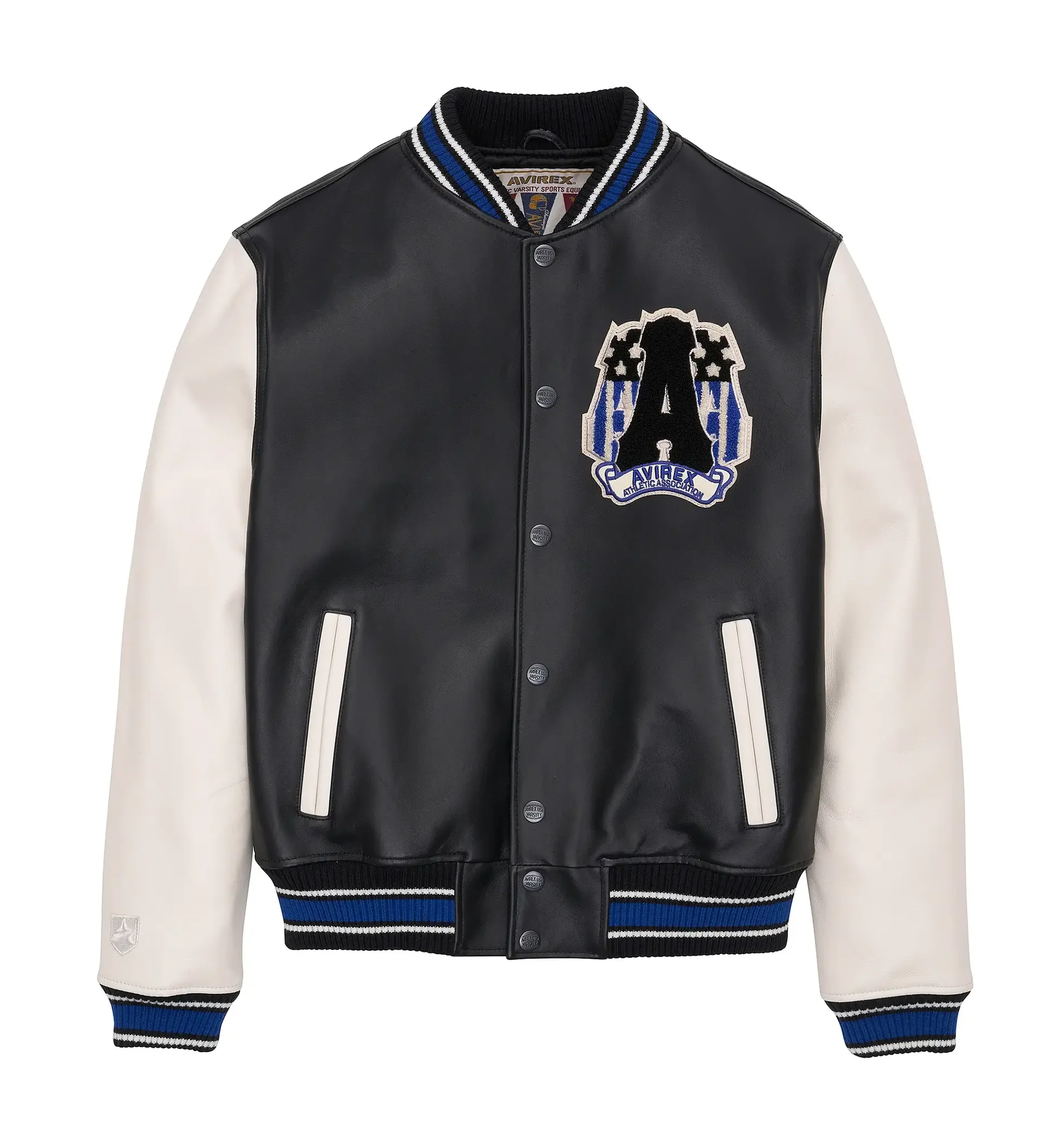 Avirex-American-Varsity-leather moto