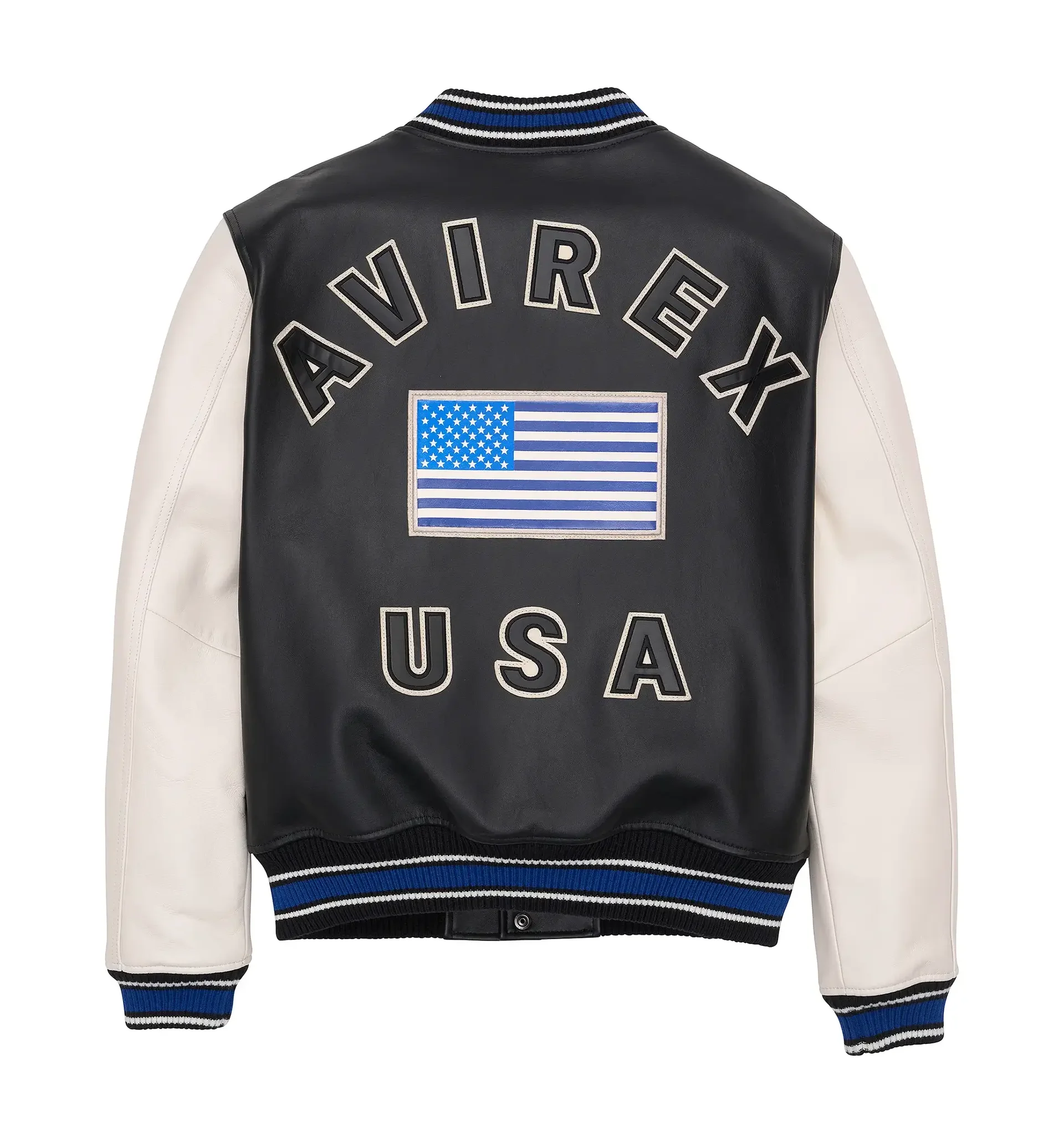 Avirex-American-Varsity-leather moto