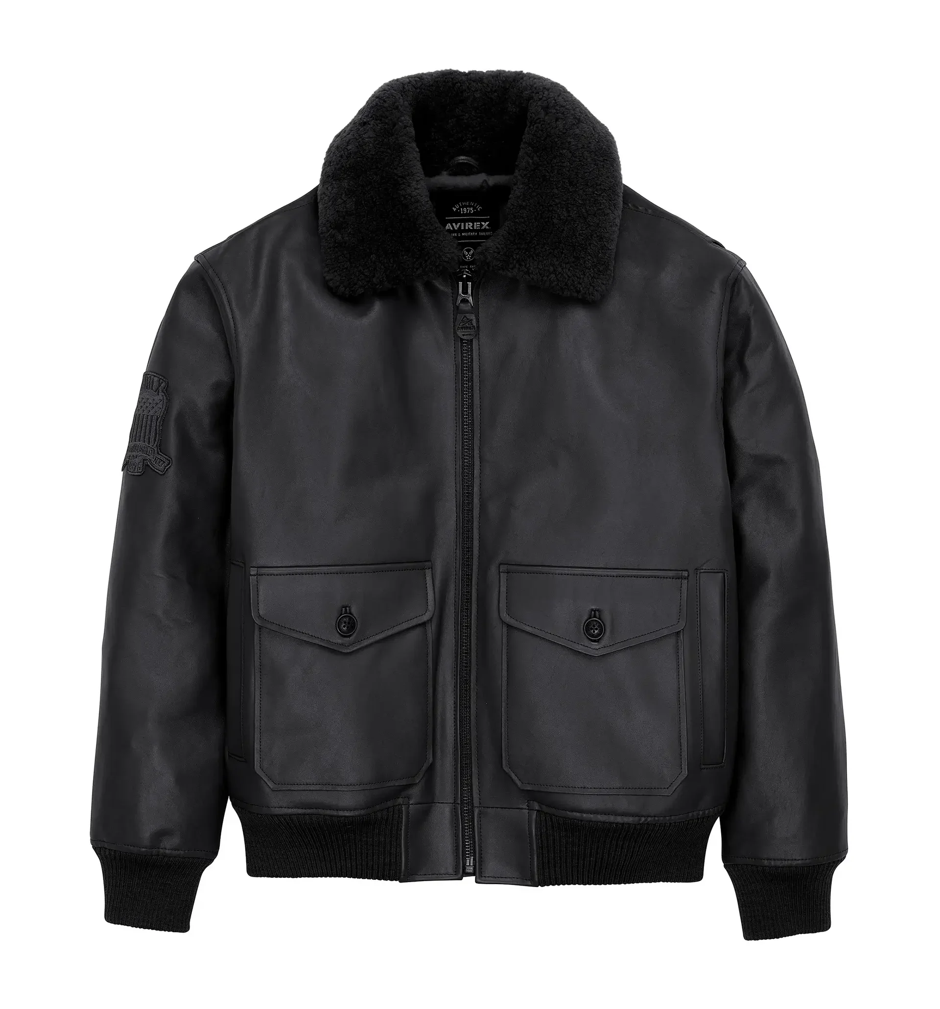 Avirex-G-1-Bomber-leather moto (6)