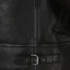 B3 Aviator Leather Jacket Striking Black and White with Iconic Shearling Collar (3)
