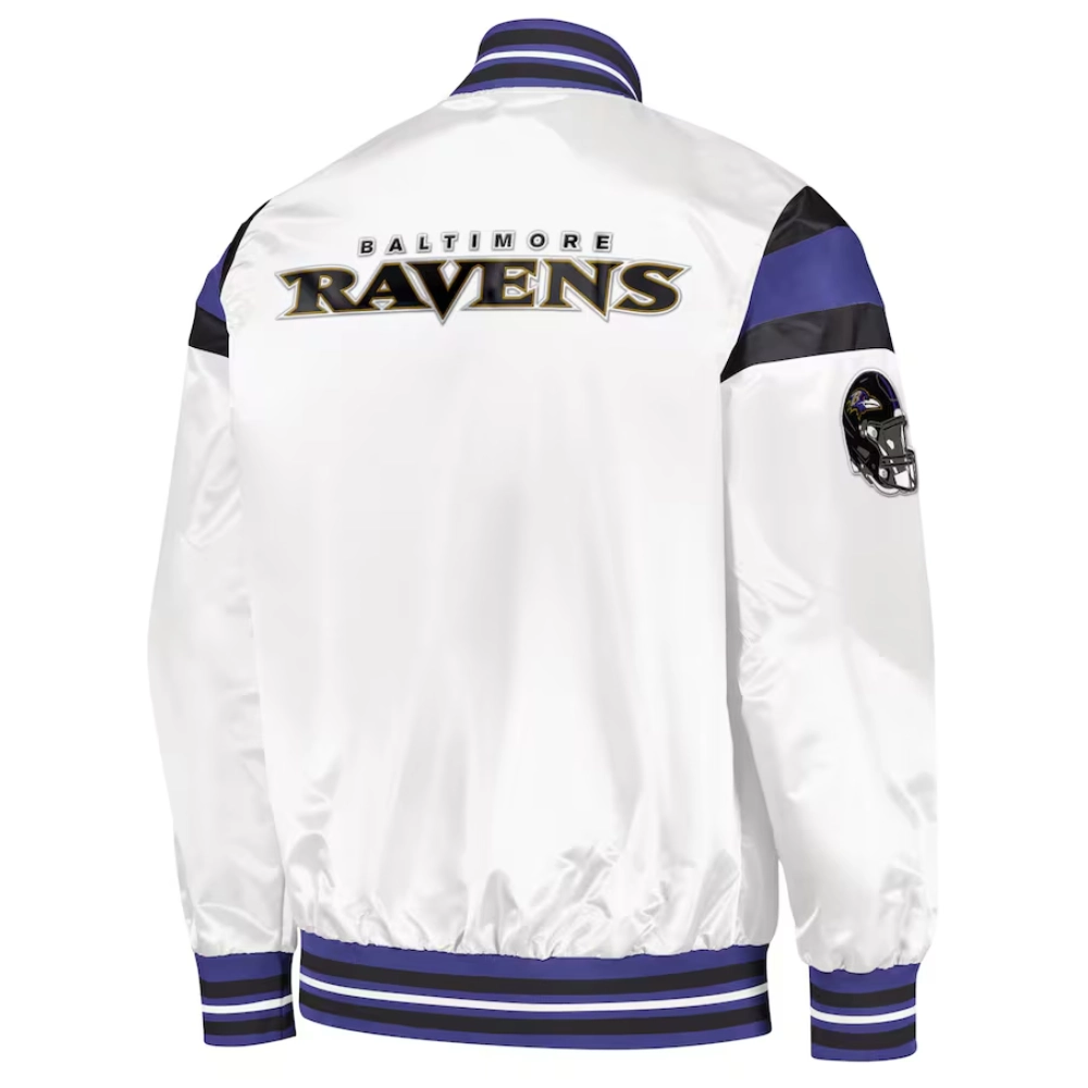 Baltimore-Ravens-Full-Snap-Satin-Varsity-Jacket-White-LeatherMoto
