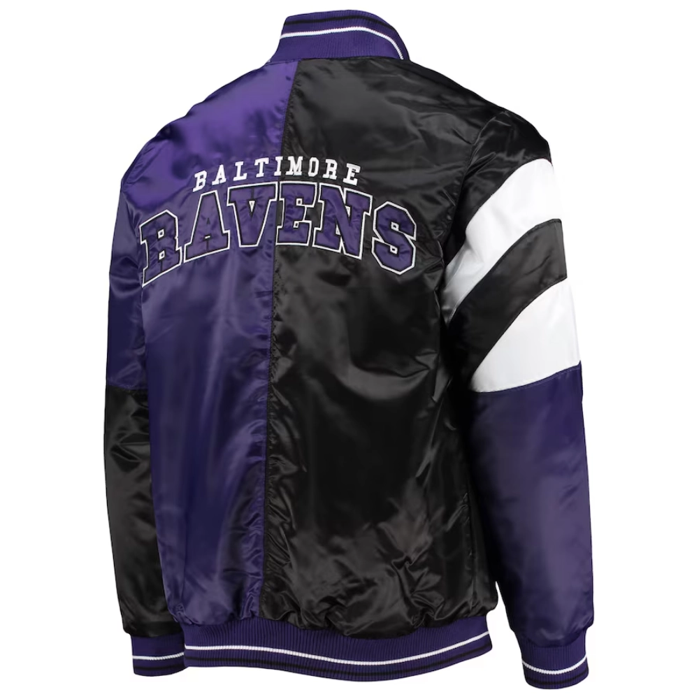 Baltimore-Ravens-Leader-Satin-Varsity-Jacket-Black_Purple-LeatherMoto
