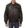 Baltimore-Ravens-Tonal-Full-Leather-Bomber-Jacket-Black-LeatherMoto