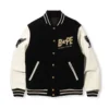 Bape-OVO-Varsity-Jacket-leather moto