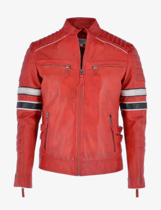 Biker Leather Jacket Men (11)