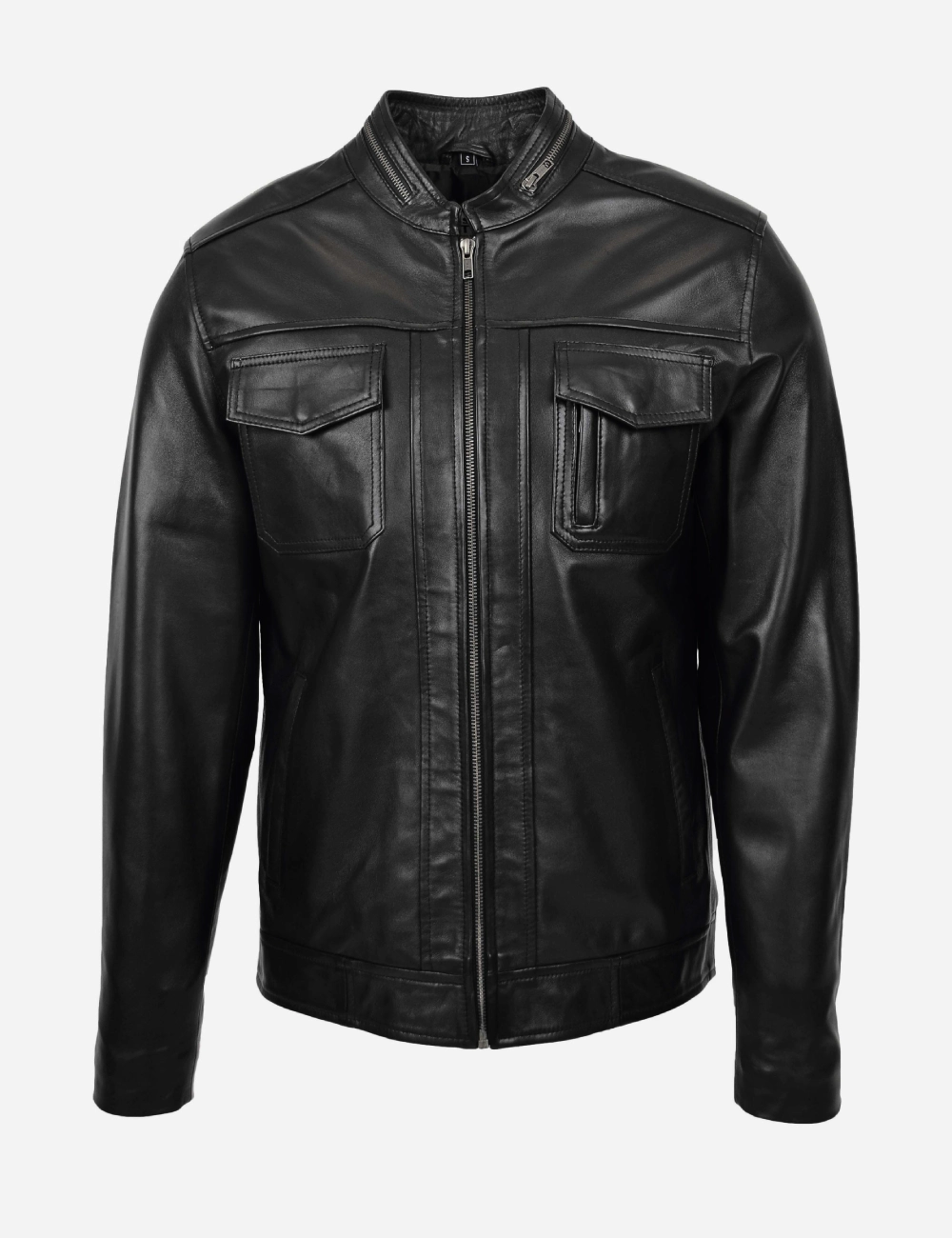 Biker Leather Jacket Men (18)