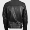 Biker Leather Jacket Men (40)