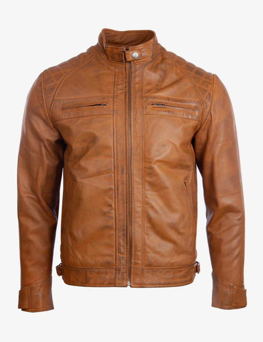 Biker Leather Jacket Men (43)