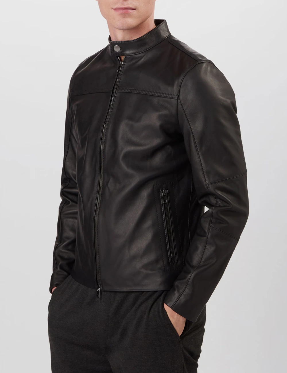 Biker Leather Jacket Men (5)