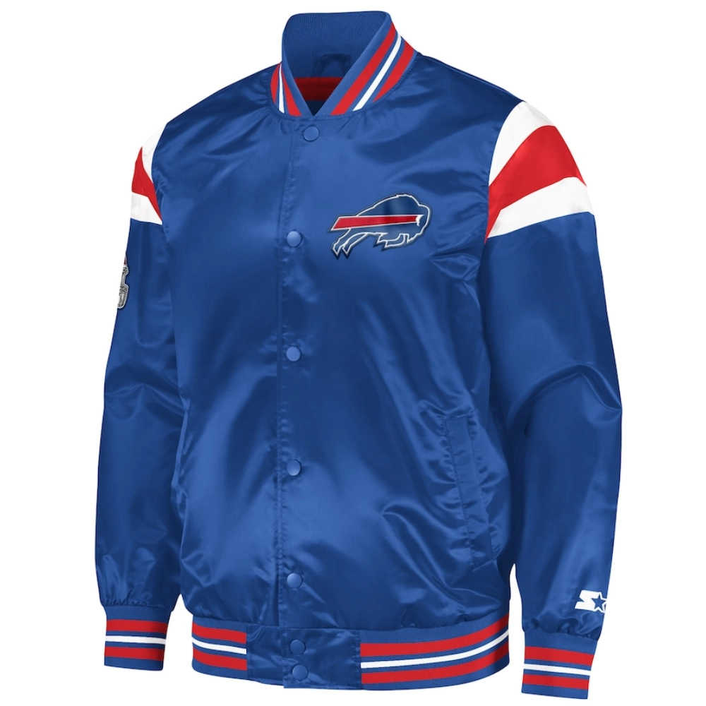 Buffalo-Bills-Full-Snap-Satin-Varsity-Jacket-Blue-LeatherMoto