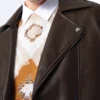 Chestnut Rider Brown Leather Moto Jacket – Sleek and Minimalist Biker Design (2)