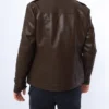 Chestnut Rider Brown Leather Moto Jacket – Sleek and Minimalist Biker Design (3)