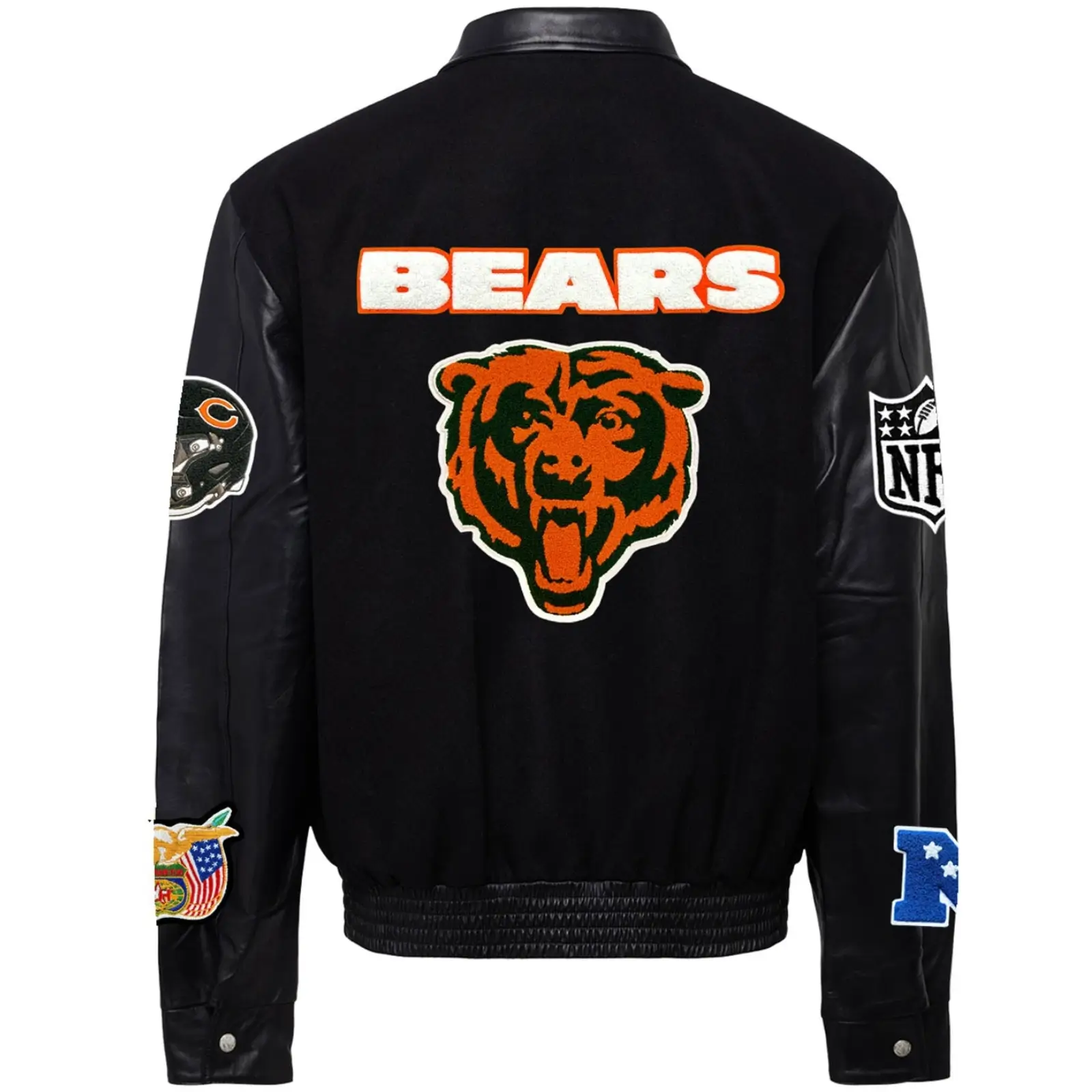 Chicago-Bears-Jeff-Hamilton-Wool-Leather-Varsity-Jacket-LeatherMoto