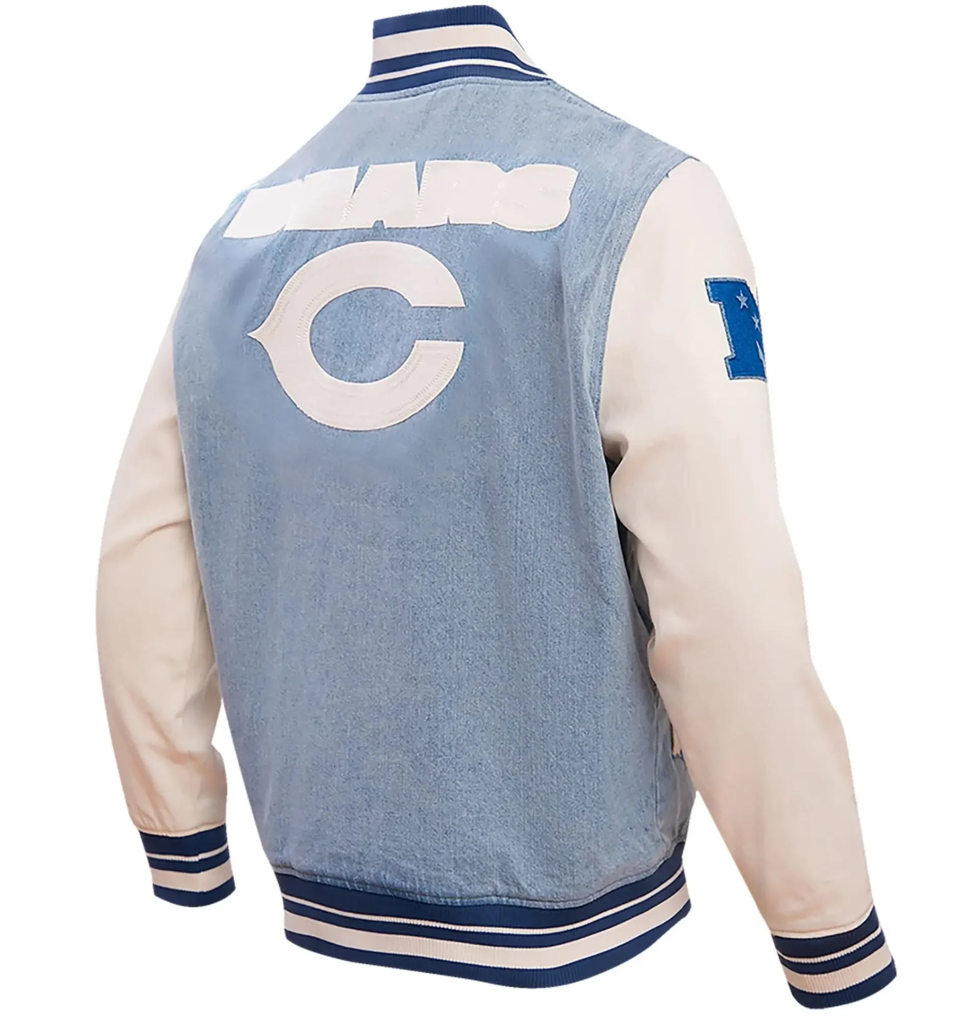 Chicago-Bears-Pro-Standard-Denim-Leather-Varsity-Jacket-LeatherMoto