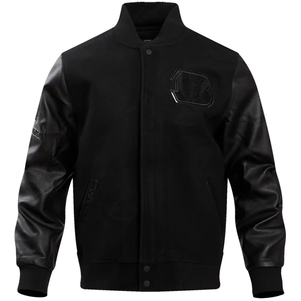 Cincinnati-Bengals-Classic-Rib-Black-Wool-leather-Varsity-Jacket-LeatherMoto
