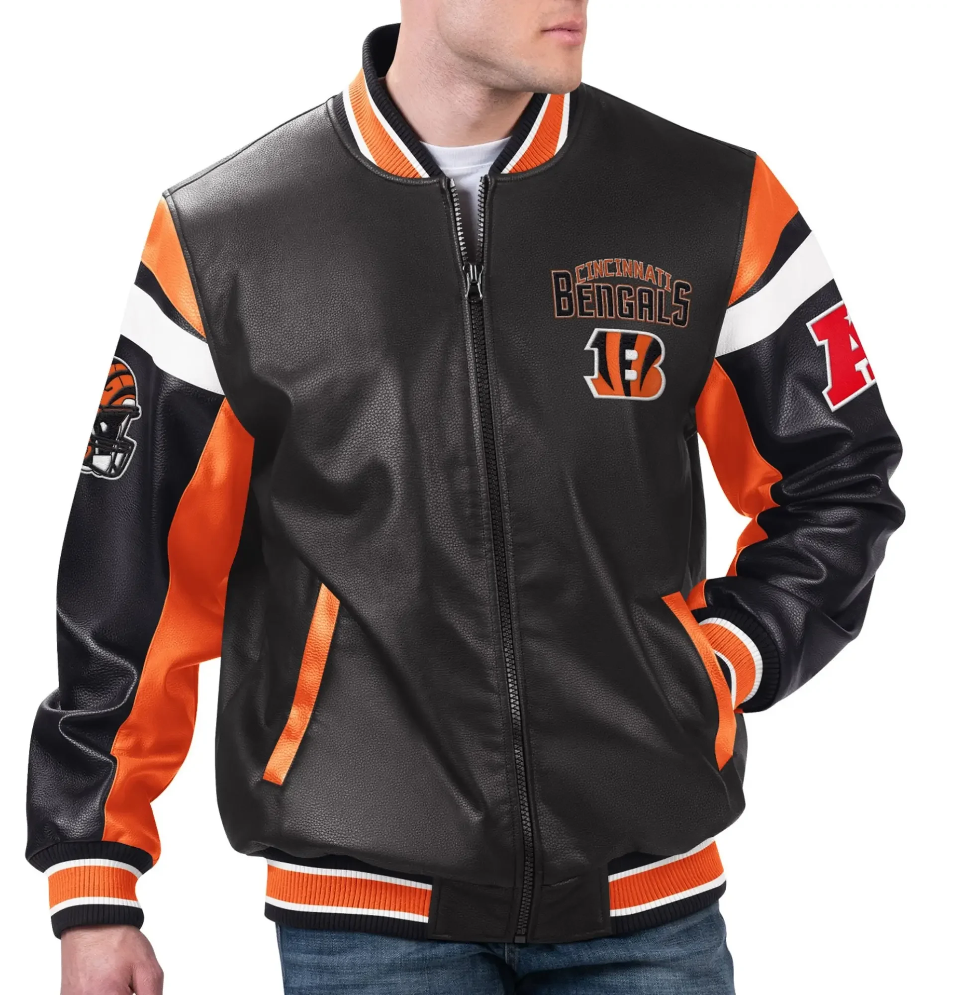Cincinnati-Bengals-G-III-Sports-by-Carl-Banks-Leather-Varsity-Jacket-LeatherMoto