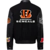 Cincinnati-Bengals-Jeff-Hamilton-Black-Wool-Leather-Varsity-Jacket-LeatherMoto