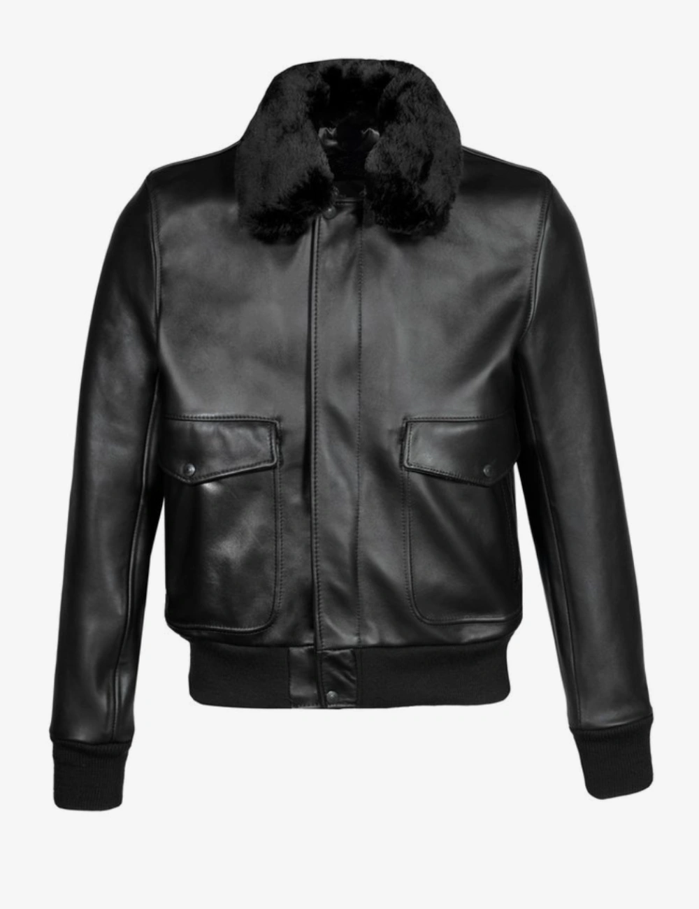 Classic Aviator Cowhide Leather Jacket (1)