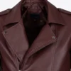 Classic Leather Biker Jacket Sleek Design with Streamlined Fit and Premium Detailing (1)