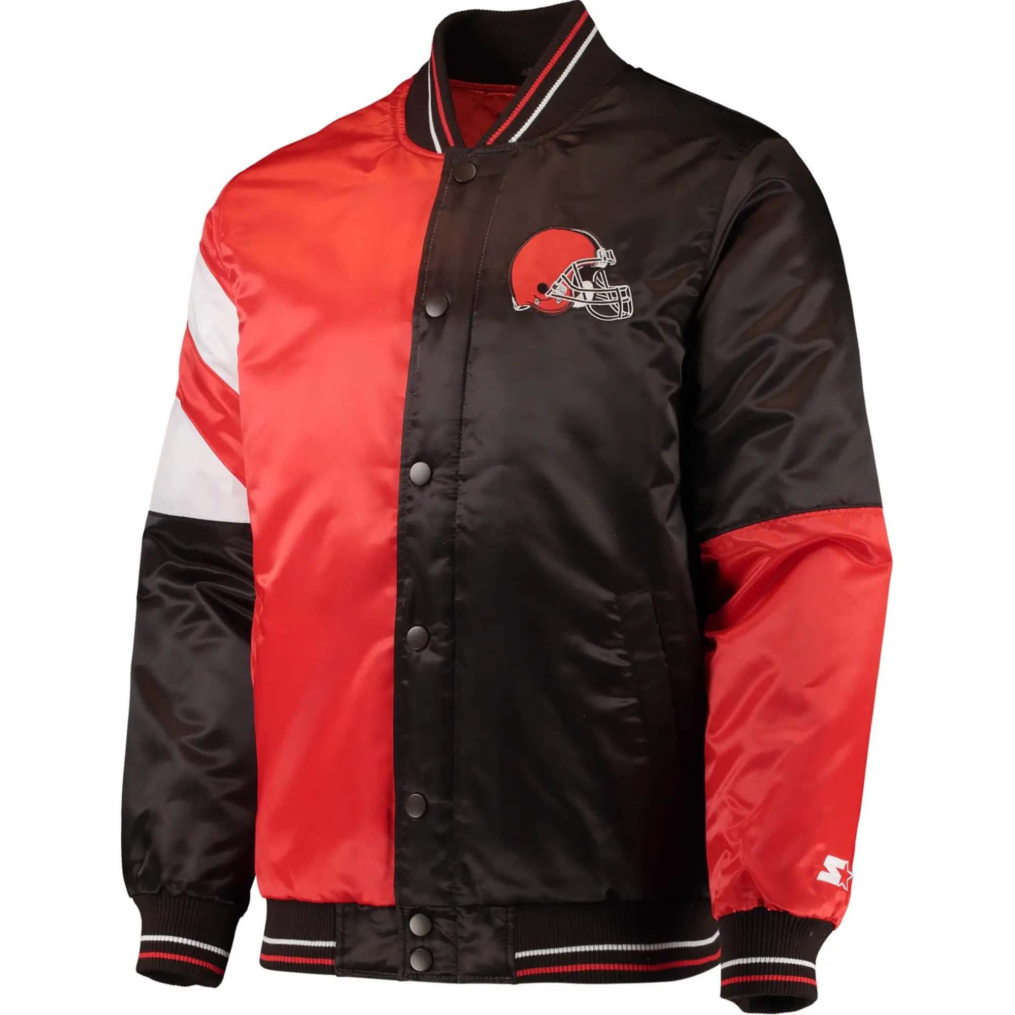 Cleveland-Browns-Classic-Rib-Knitted-Full-Snap-Satin-Varsity-Jacket-LeatherMoto