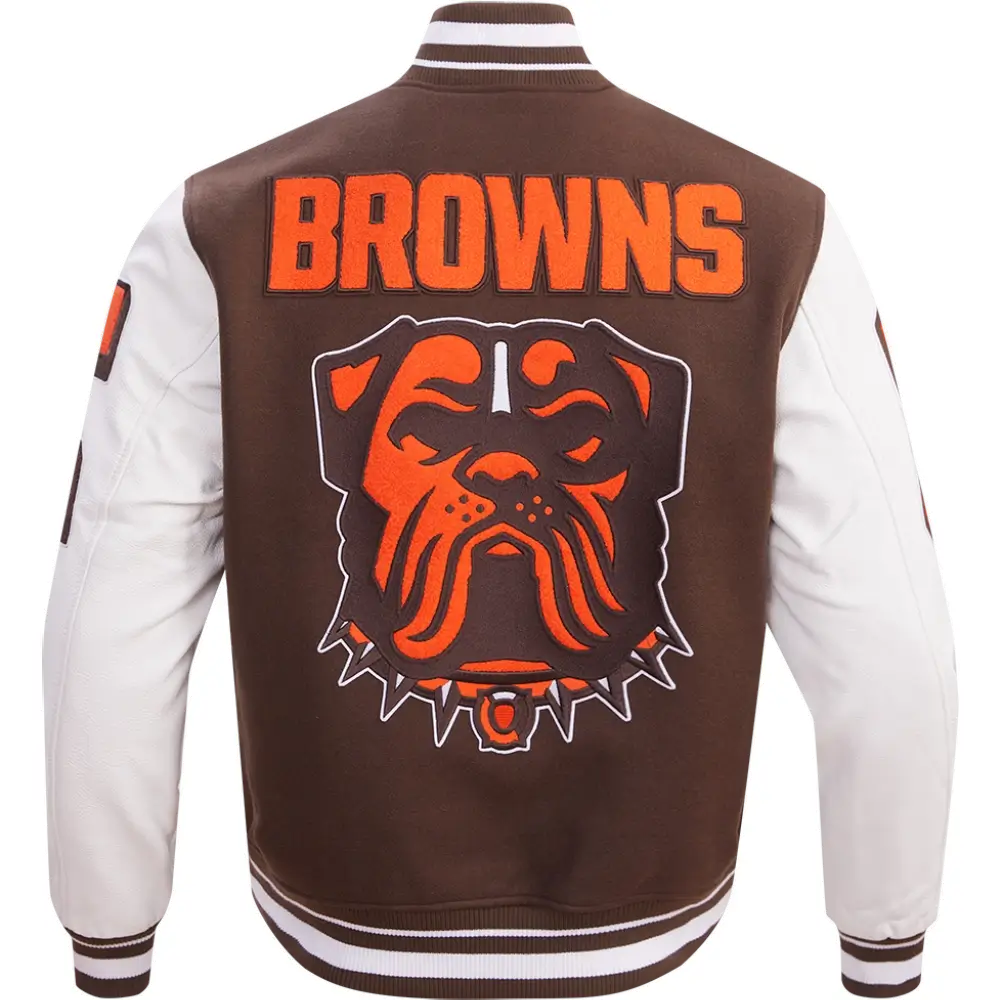 Cleveland-Browns-Pro-Standard-Wool-Leather-Varsity-Jacket-Brown-White-LeatherMoto