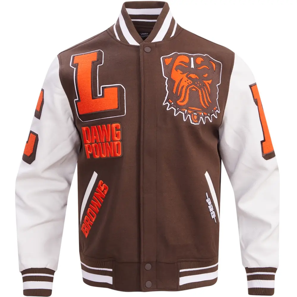 Cleveland-Browns-Pro-Standard-Wool-Leather-Varsity-Jacket-Brown-White-LeatherMoto