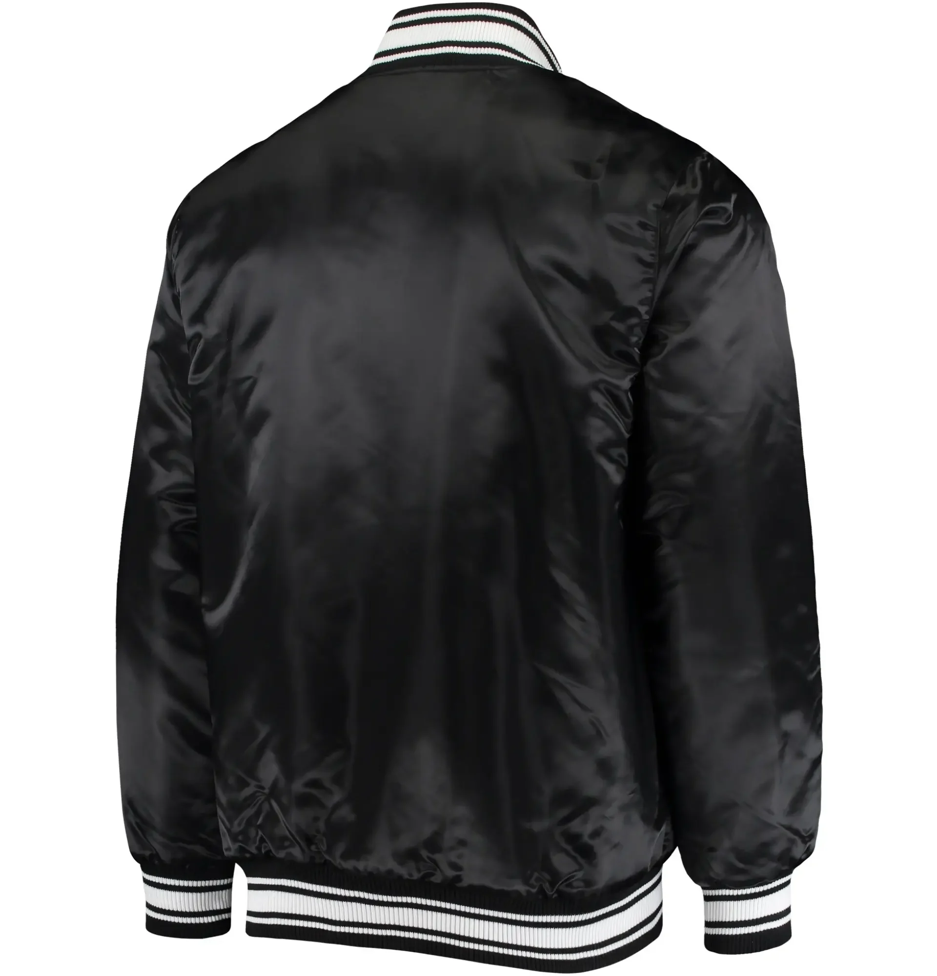 Cleveland-Browns-Starter-Locker-Room-Full-Snap-Satin-Varsity-Black-Jacket-LeatherMoto