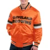 Cleveland-Browns-Starter-Orange-Gridiron-Classics-Satin-Full-Snap-Varsity-Jacket-LeatherMoto