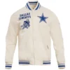 Dallas-Cowboys-Classic-Rib-Satin-Varsity-Cream-Jacket-LeatherMoto
