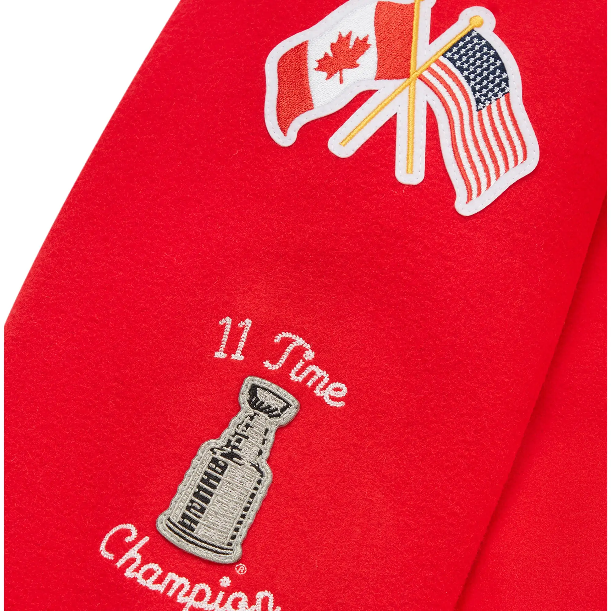 Detroit-Red-Wings-OVO-x-NHL-Red-Full-Snap-Wool-Varsity-Jacket-leather moto leather moto (5)