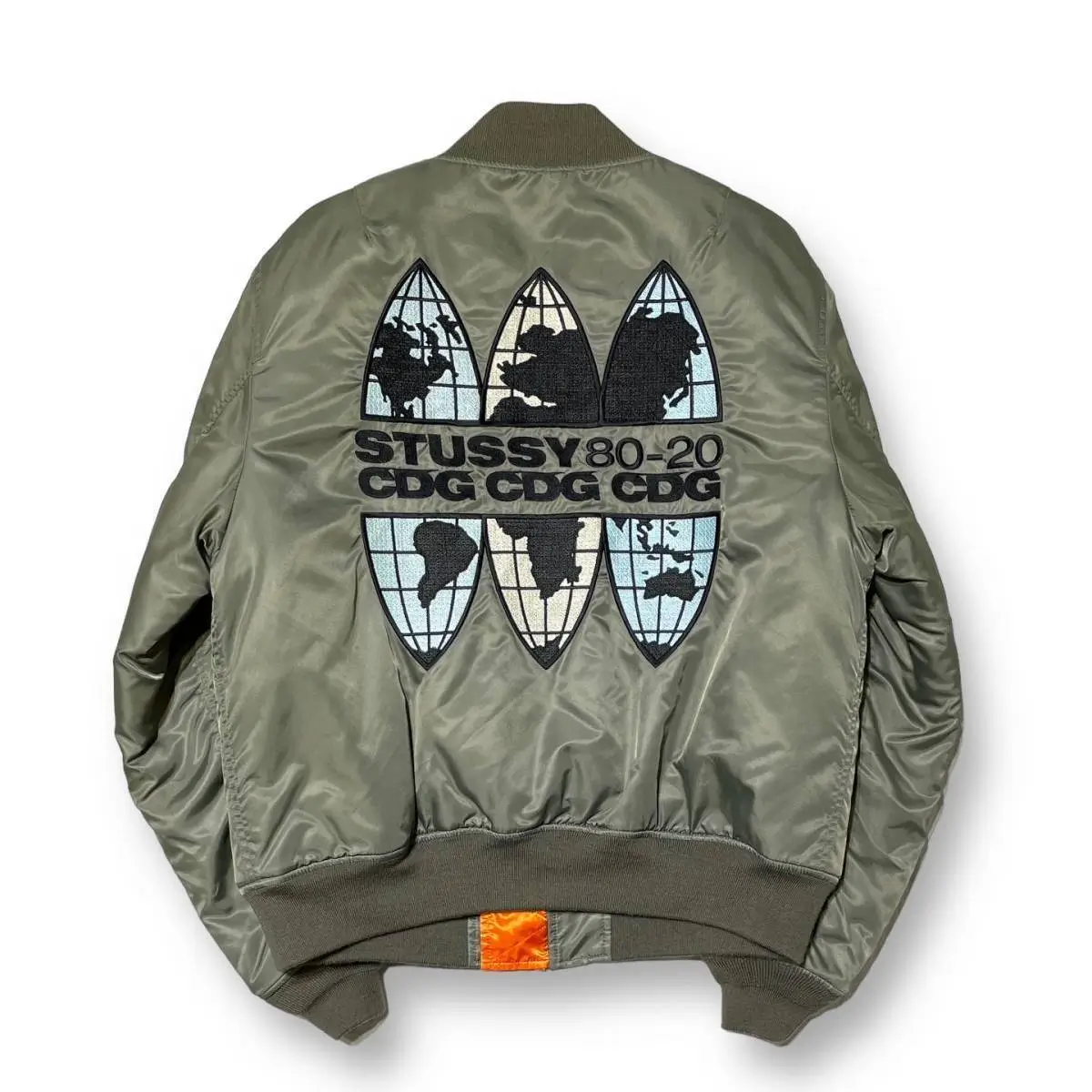 FW20-Stussy-x-Comme-des-Garcons-CDG-40th-Anniversary leather moto