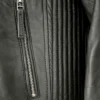 Forest Green Urban Leather Jacket with Removable Hood (3)