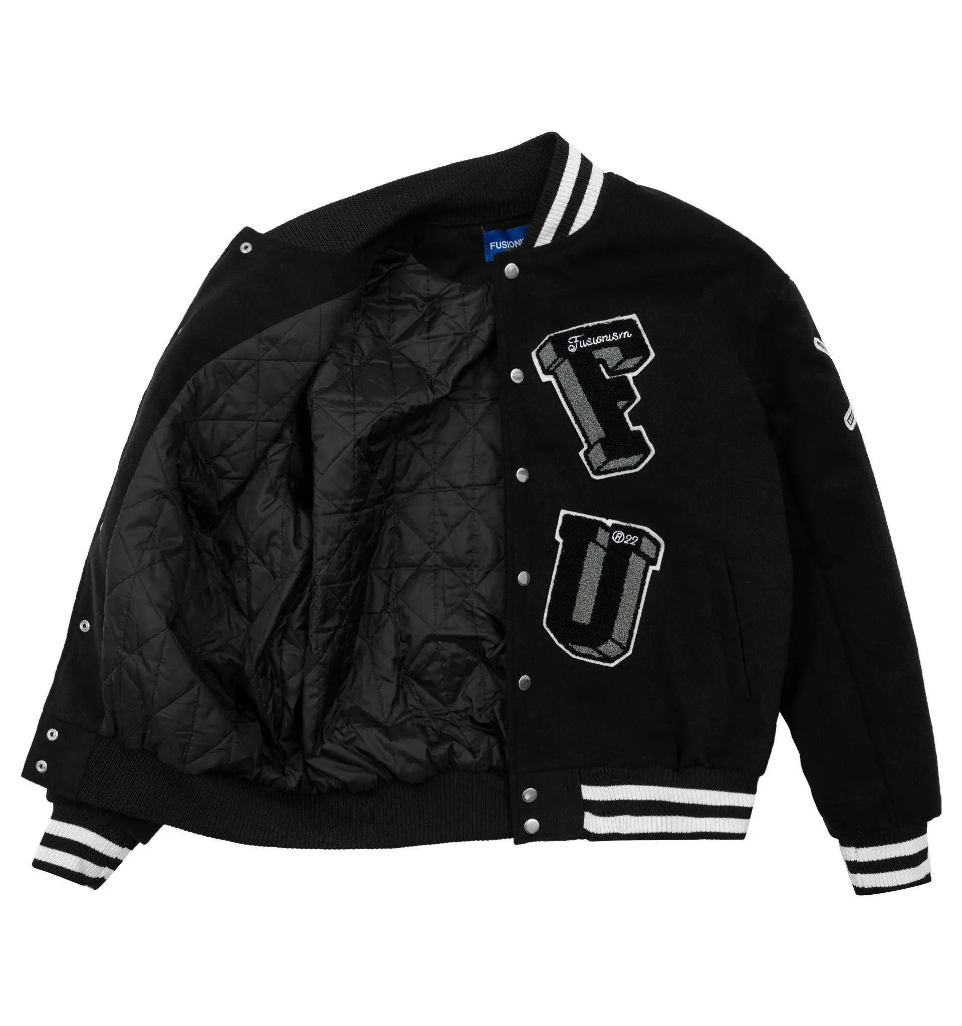 Fusionism-Black-8-Ball-Varsity-Jacket team