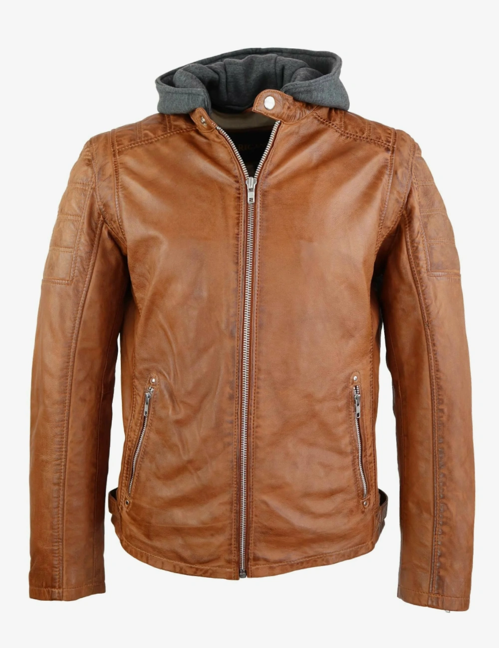 ジャケット・アウター OHOTORO Urban Leather Jacket brown OHOTORO Urban Leather Jacket brown