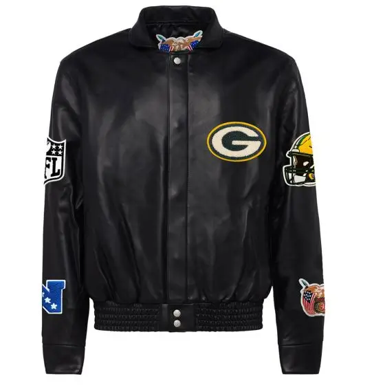 Green-Bay-Packers-Black-Leather-Varsity-Jacket-LeatherMoto