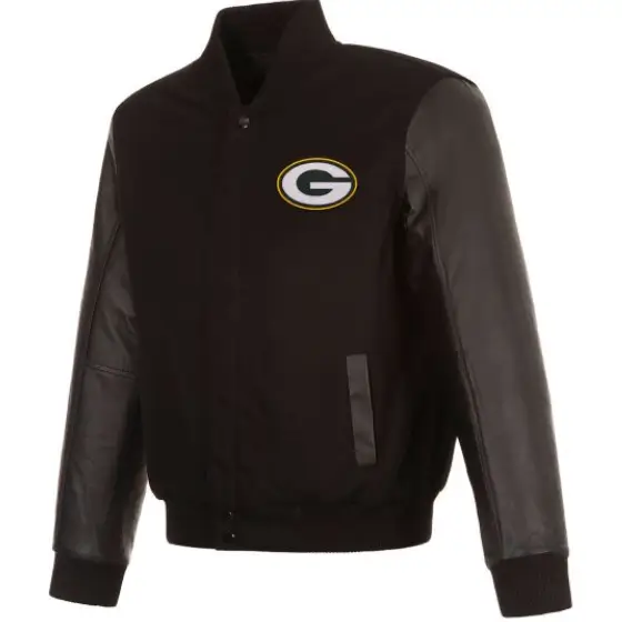 Green-Bay-Packers-Black-Wool-Leather-Varsity-Jacket-LeatherMoto