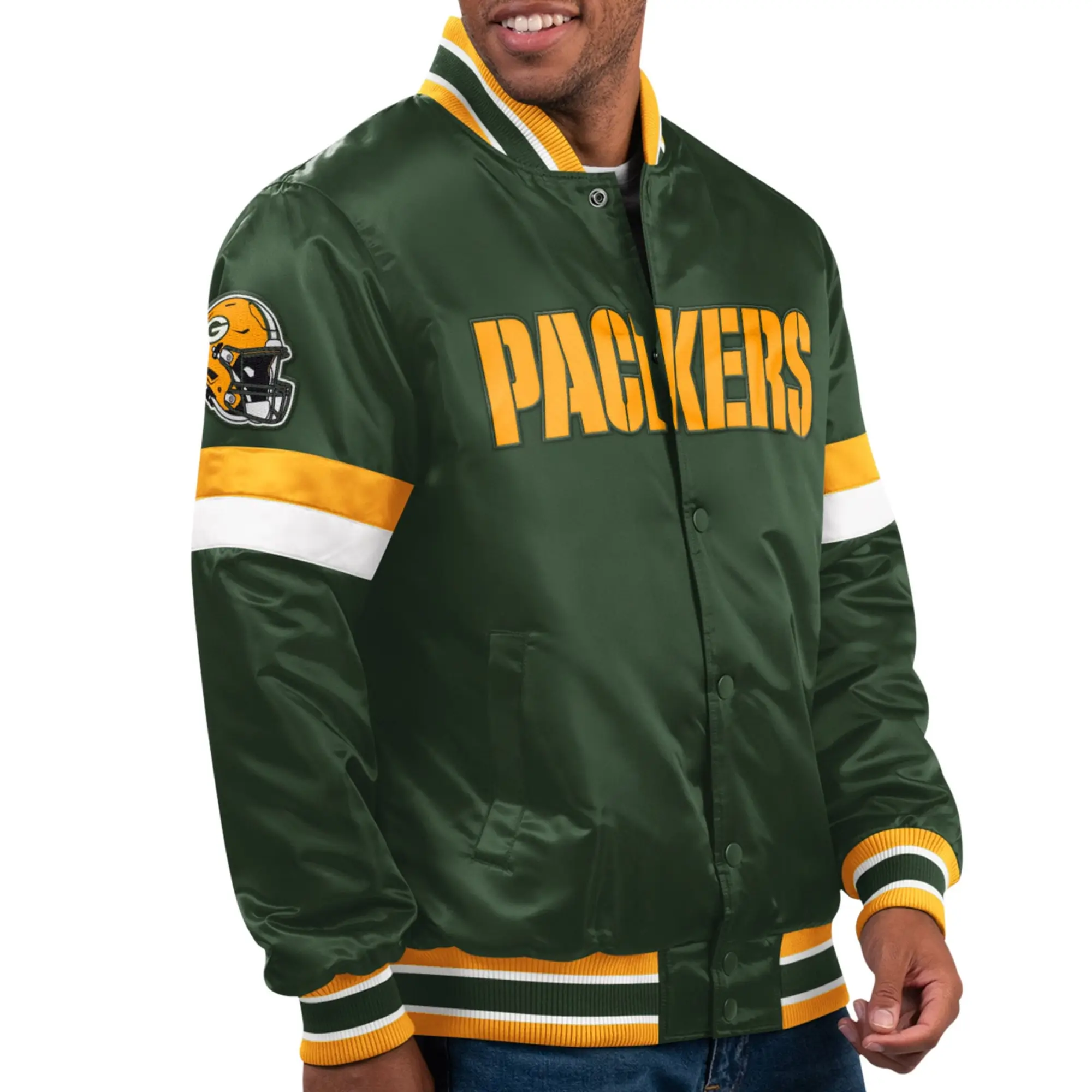 Green-Bay-Packers-Football-Team-Players-Satin-Varsity-Jacket-LeatherMoto