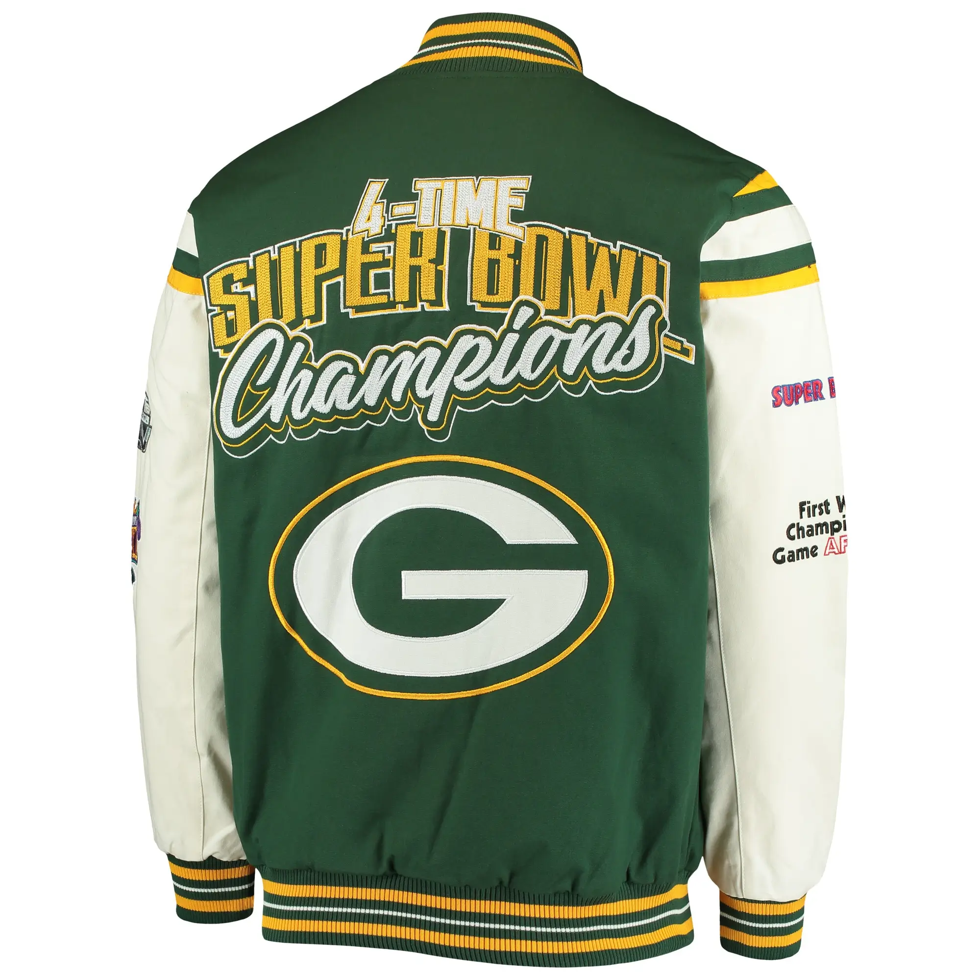 Green-Bay-Packers-G-III-Sports-Victory-Formation-Commemorative-Full-Snap-Green-Varsity-Jacket-LeatherMoto