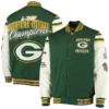 Green-Bay-Packers-G-III-Sports-Victory-Formation-Commemorative-Full-Snap-Green-Varsity-Jacket-LeatherMoto
