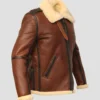 Heritage-Inspired B-3 Sheepskin Bomber Luxurious Leather with Iconic Design (3)