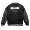Homme-Vancouver-Logo-Black-Wool-Leather-Varsity-Jacket-leather moto (7)