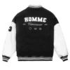 Homme-Vancouver-Logo-BlackWhite-Wool-Leather-Varsity-Jacket-leather moto (7)