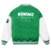 Homme-Vancouver-Logo-GreenWhite-Wool-Leather-Varsity-Jacket-leather moto (6)