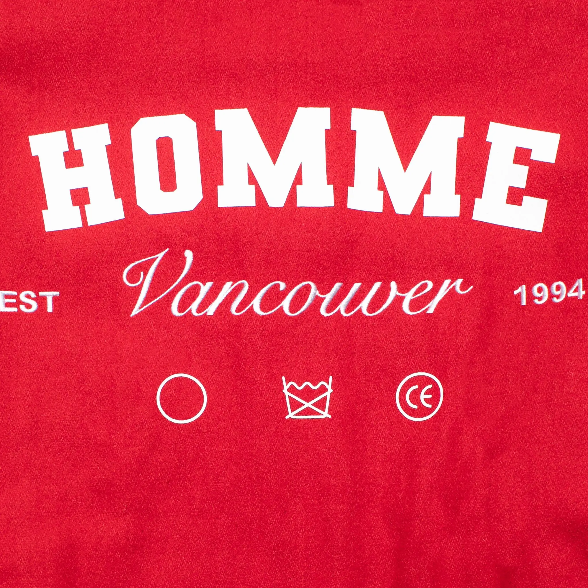 Homme-Vancouver-Logo-RedWhite-Wool-Leather-Varsity-Jacket-leather moto (2)