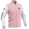 Houston-Texans-Classic-Rib-Satin-Varsity-Jacket-Pink-White-LeatherMoto