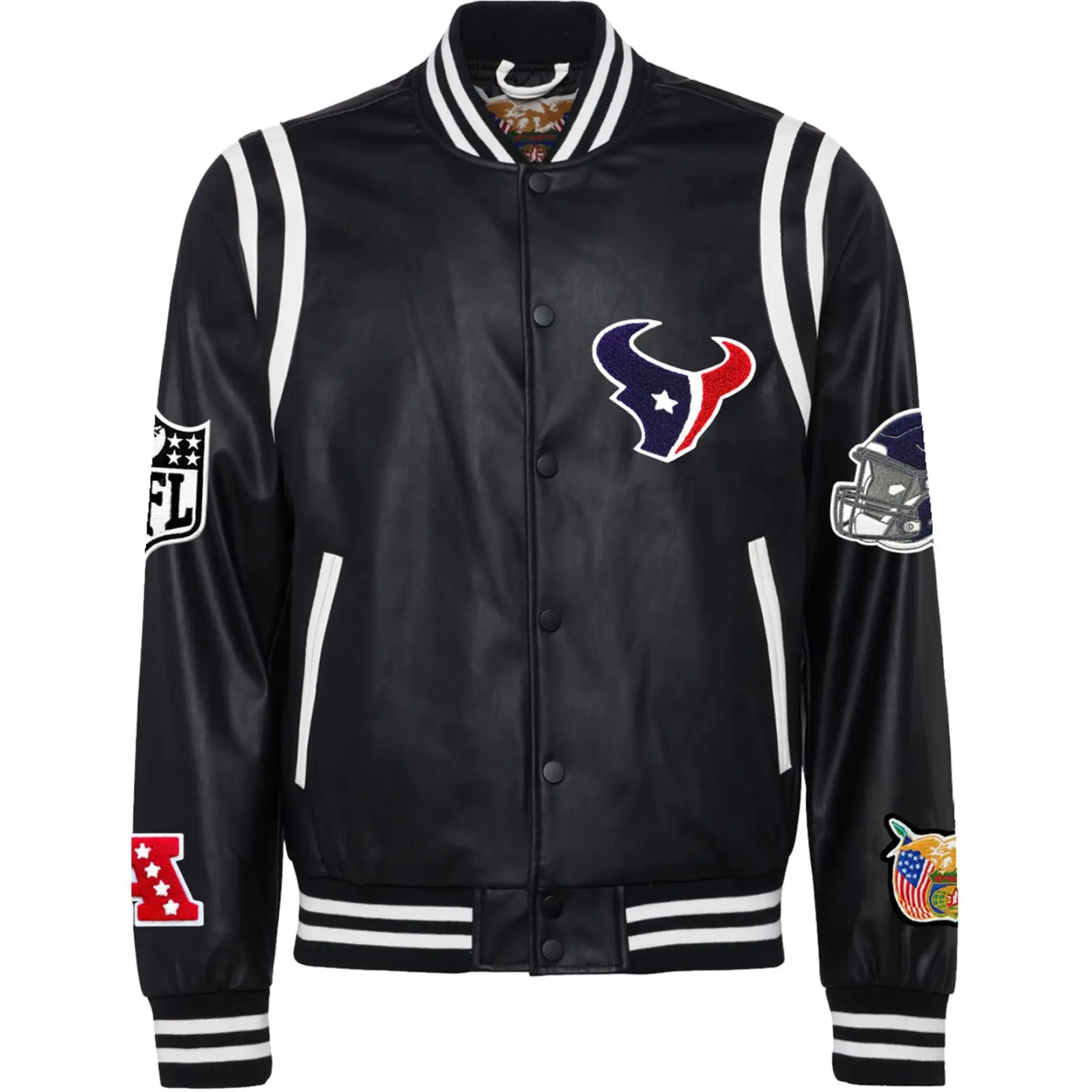 Houston-Texans-Jeff-Hamilton-Leather-Varsity-Jacket-LeatherMoto