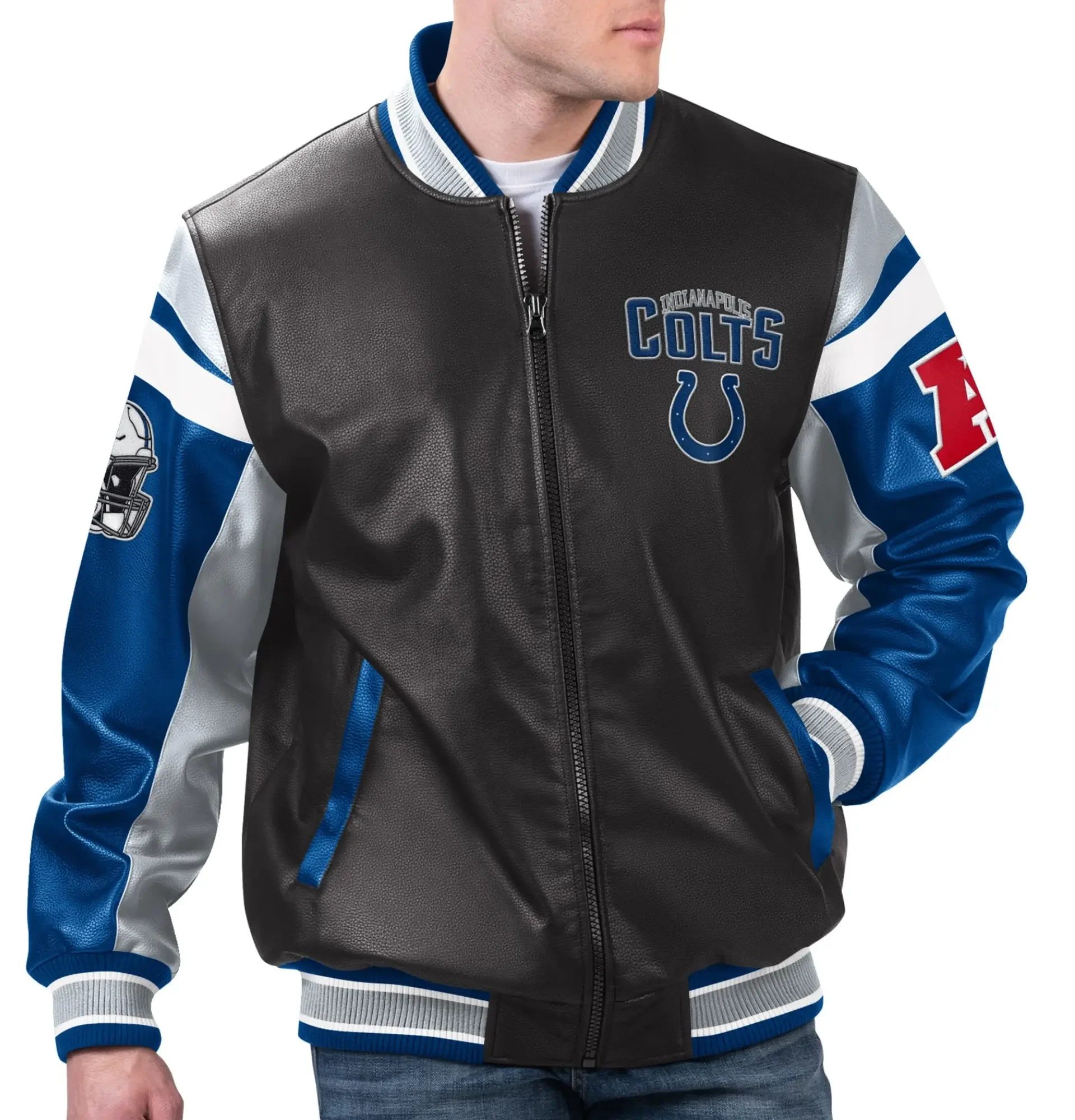 Indianapolis-Colts-G-III-Sports-by-Carl-Banks-Varsity-Leather-Jacket-LeatherMoto