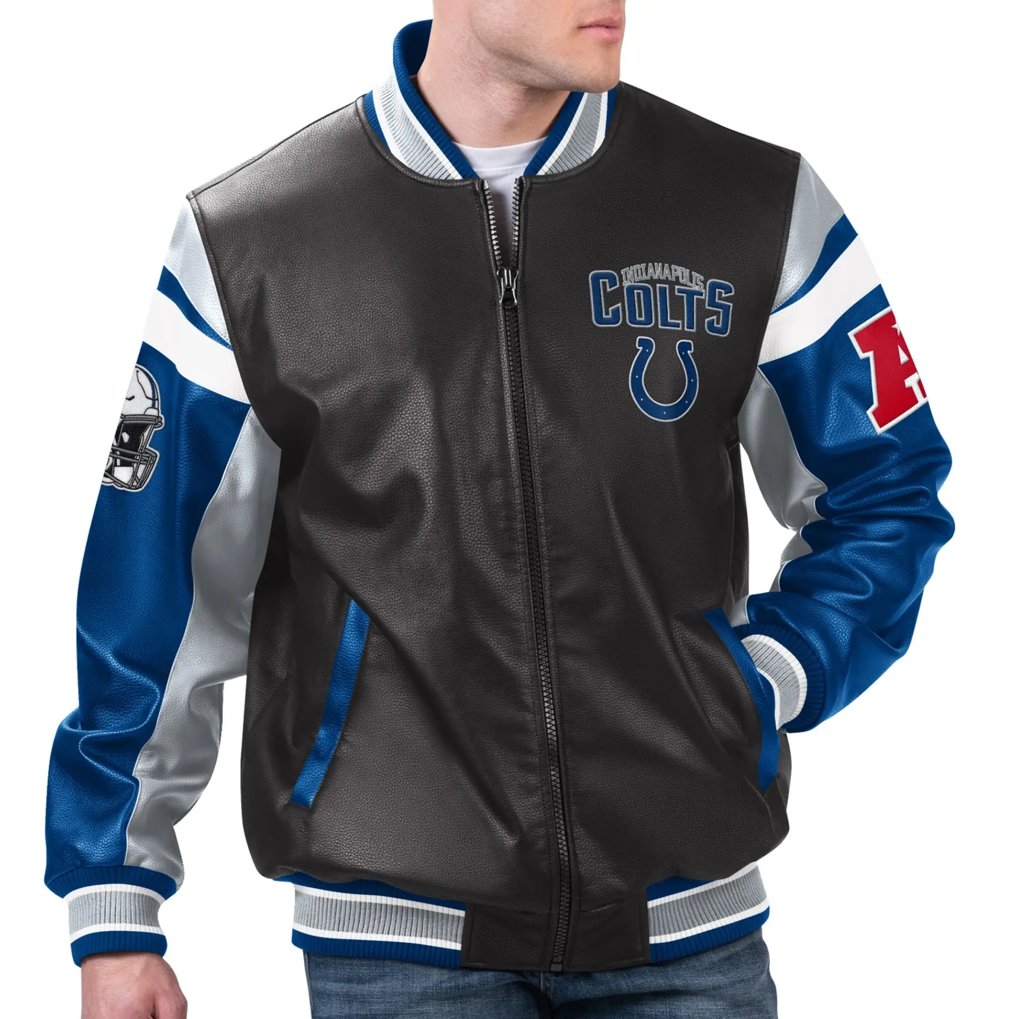 Indianapolis-Colts-G-III-Sports-by-Carl-Banks-Varsity-Leather-Jacket-LeatherMoto